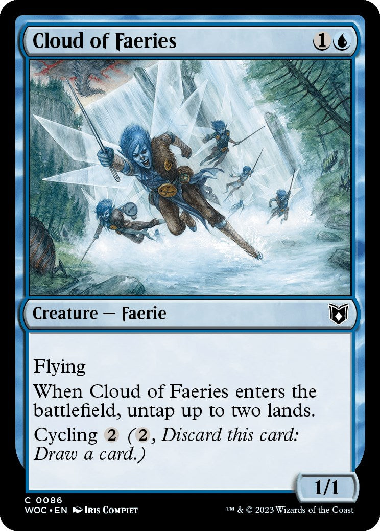 Cloud of Faeries [Wilds of Eldraine Commander] - Destination Retro