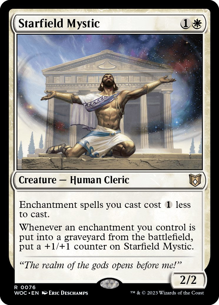 Starfield Mystic [Wilds of Eldraine Commander] - Destination Retro