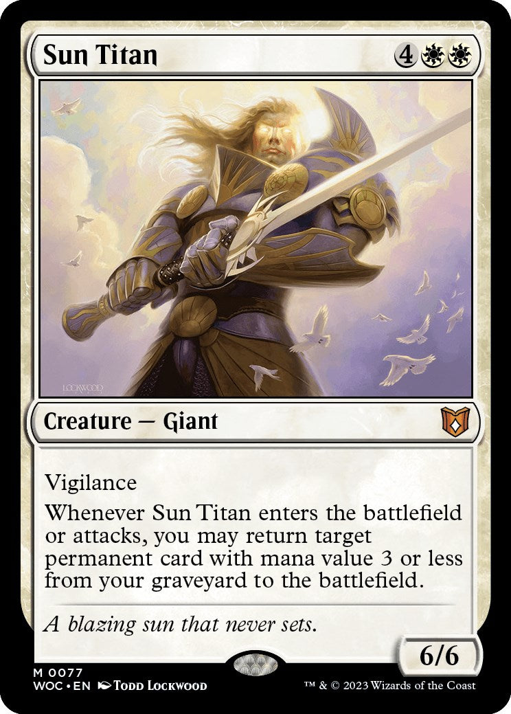 Sun Titan [Wilds of Eldraine Commander] - Destination Retro