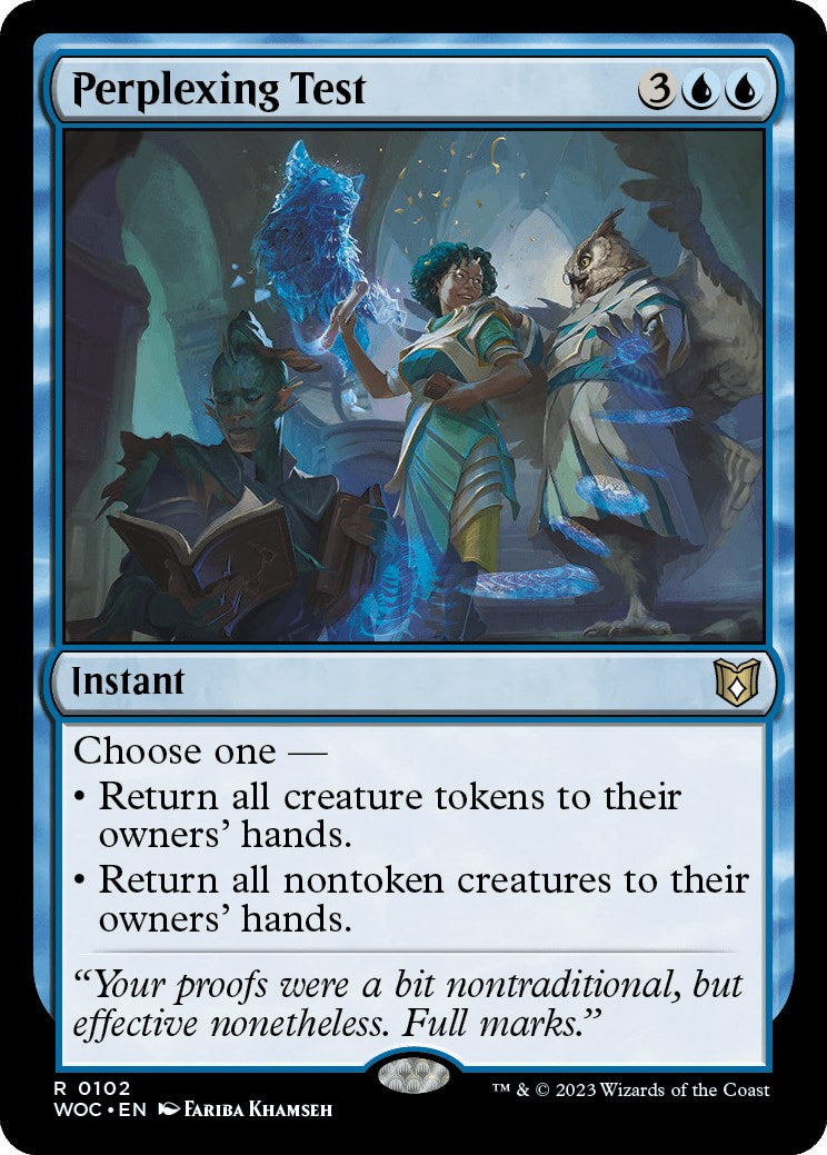 Perplexing Test [Wilds of Eldraine Commander] - Destination Retro