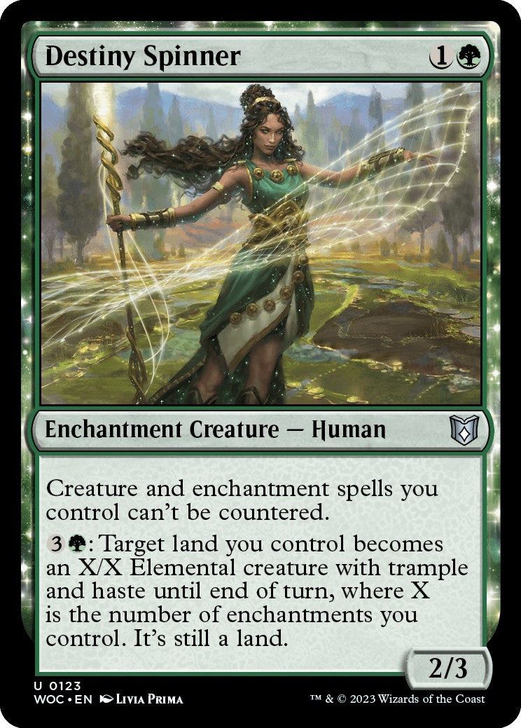 Destiny Spinner [Wilds of Eldraine Commander] - Destination Retro
