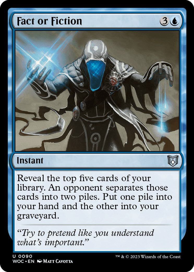 Fact or Fiction [Wilds of Eldraine Commander] - Destination Retro