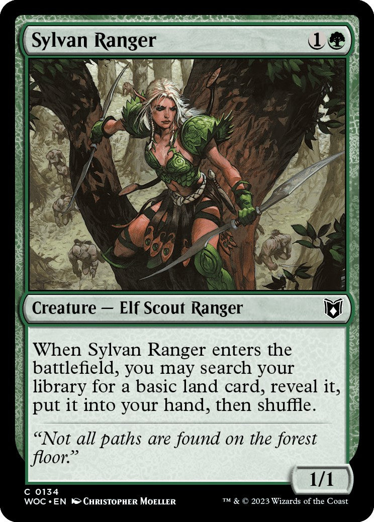 Sylvan Ranger [Wilds of Eldraine Commander] - Destination Retro