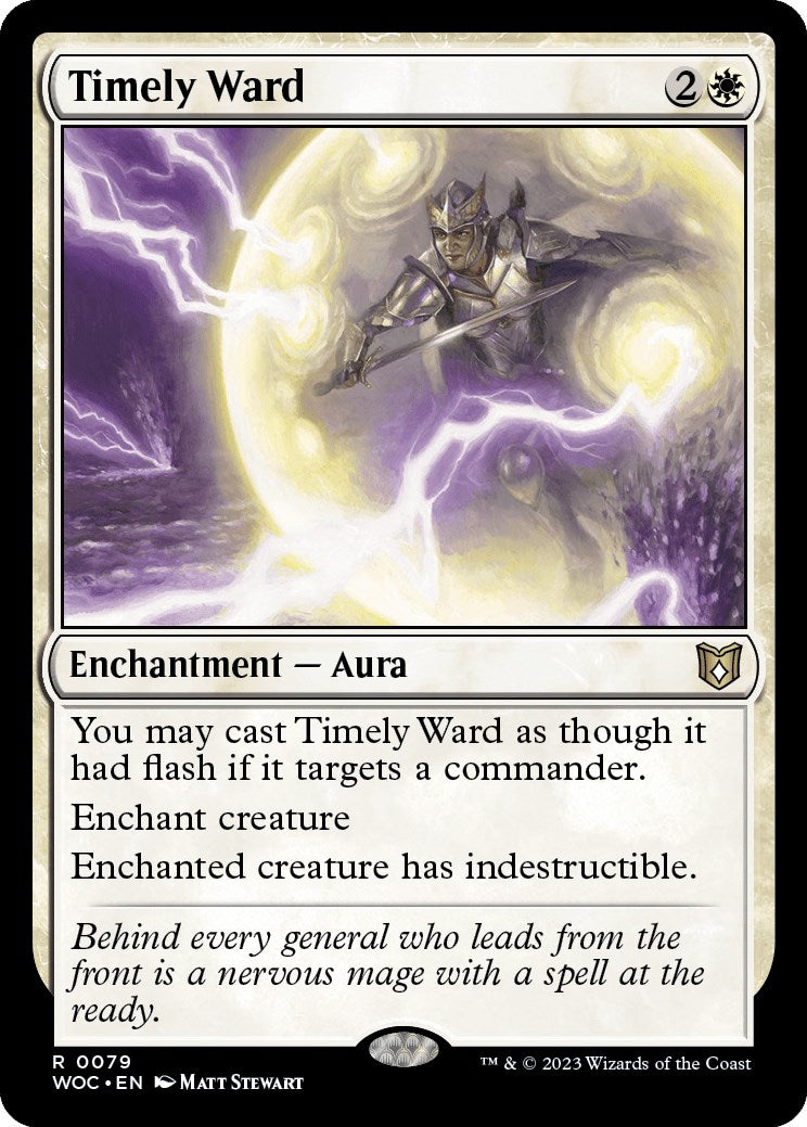 Timely Ward [Wilds of Eldraine Commander] - Destination Retro