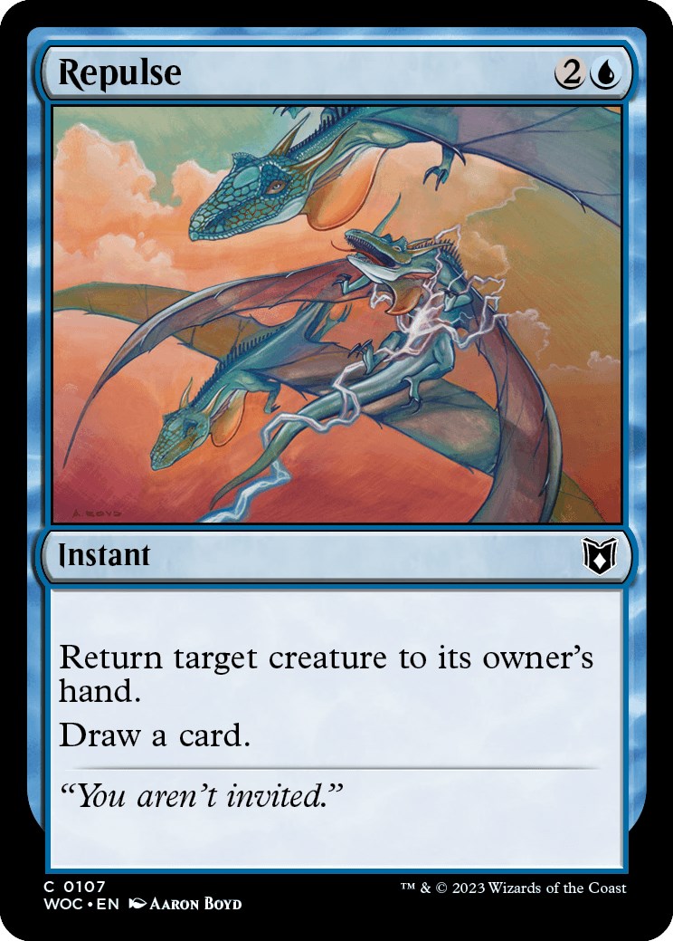 Repulse [Wilds of Eldraine Commander] - Destination Retro