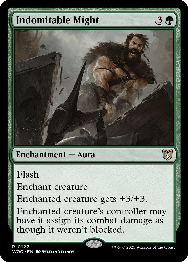 Indomitable Might [Wilds of Eldraine Commander] - Destination Retro