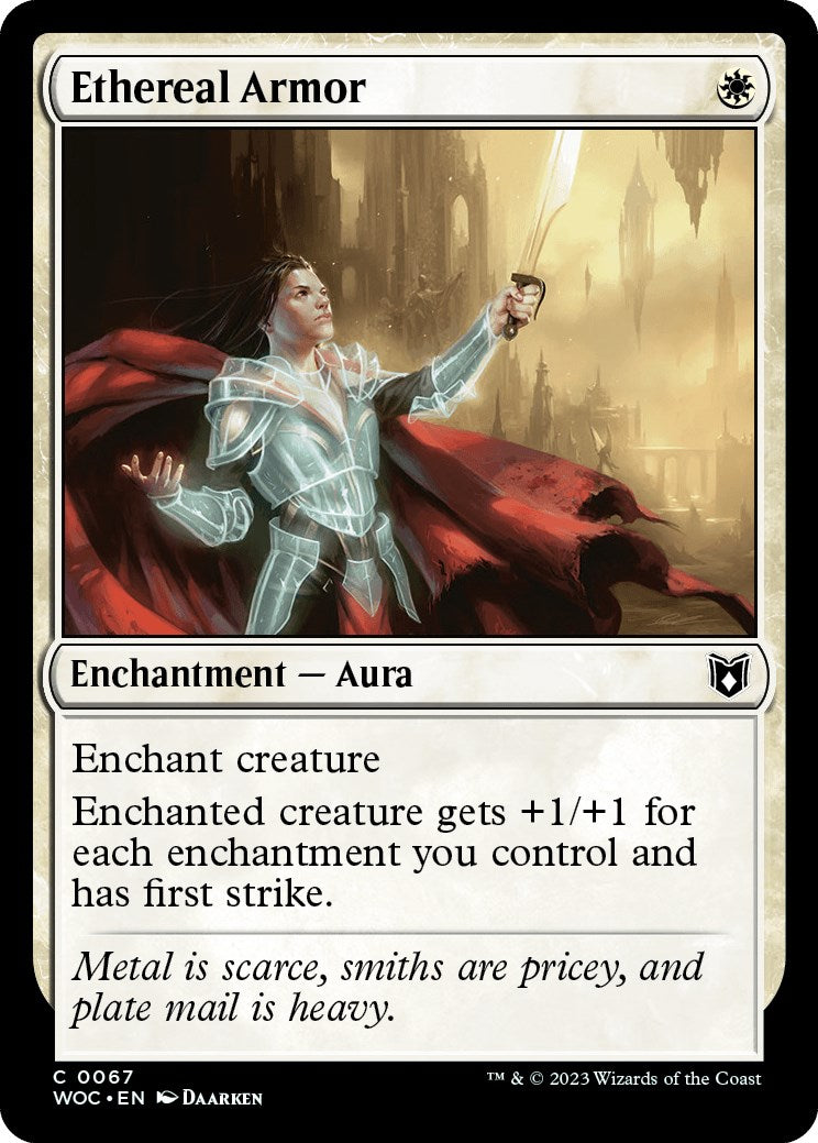 Ethereal Armor [Wilds of Eldraine Commander] - Destination Retro