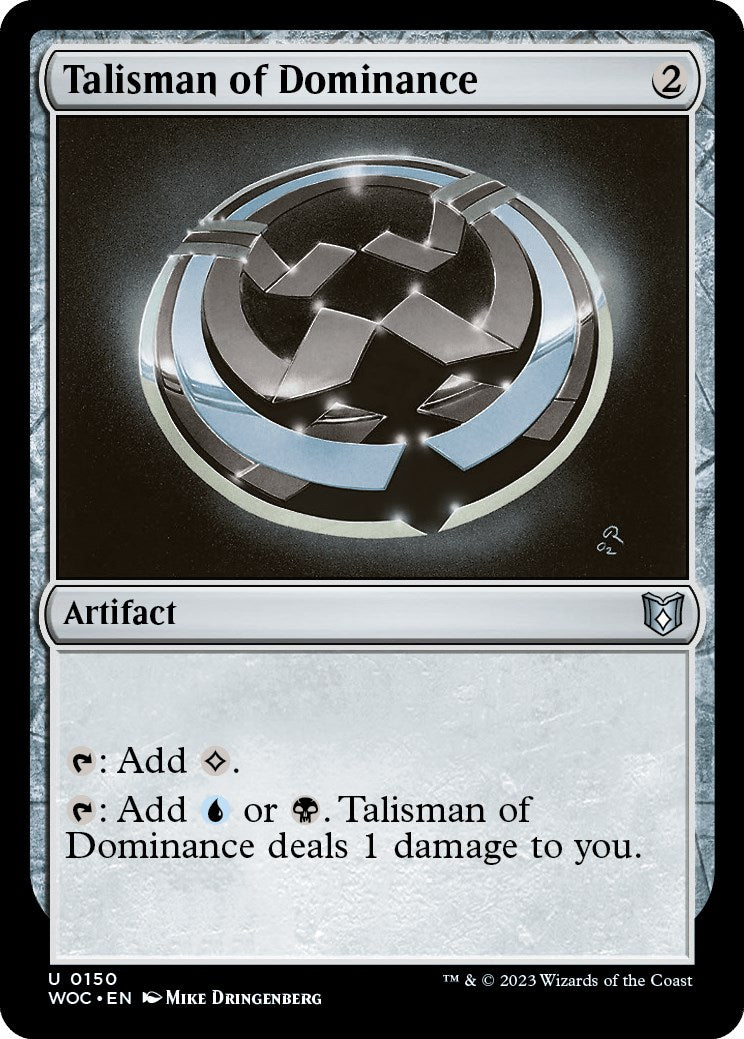 Talisman of Dominance [Wilds of Eldraine Commander] - Destination Retro