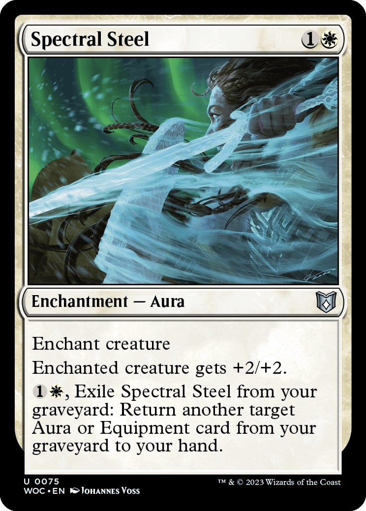 Spectral Steel [Wilds of Eldraine Commander] - Destination Retro