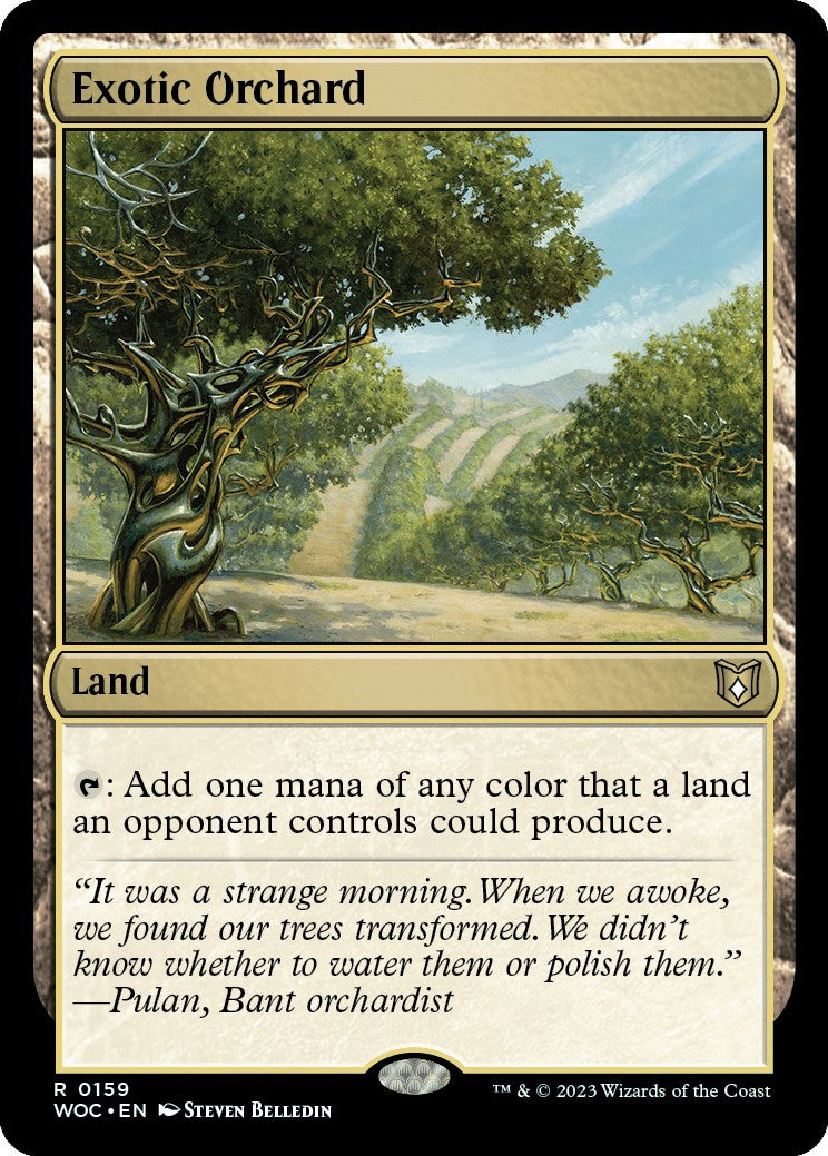Exotic Orchard [Wilds of Eldraine Commander] - Destination Retro