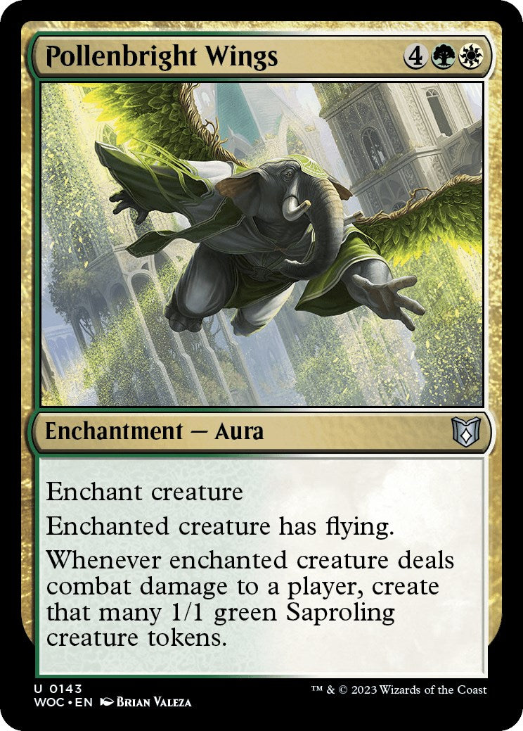 Pollenbright Wings [Wilds of Eldraine Commander] - Destination Retro