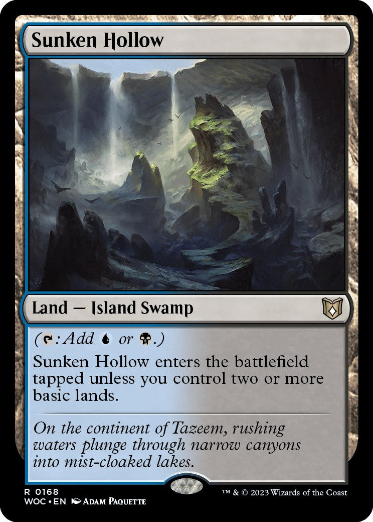Sunken Hollow [Wilds of Eldraine Commander] - Destination Retro