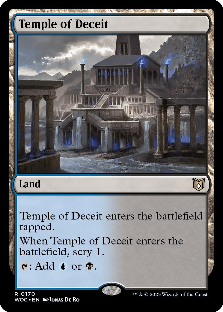 Temple of Deceit [Wilds of Eldraine Commander] - Destination Retro