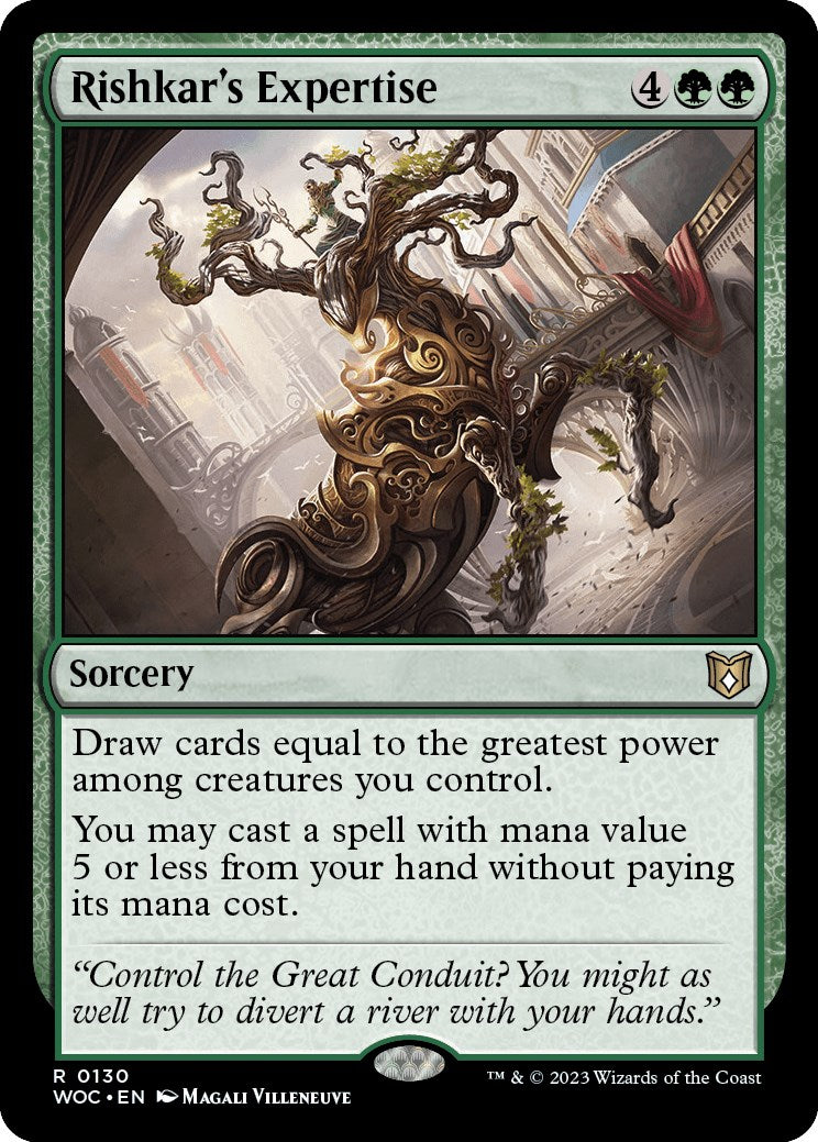 Rishkar's Expertise [Wilds of Eldraine Commander] - Destination Retro