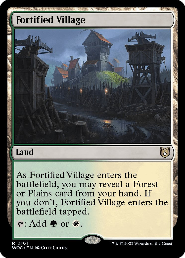Fortified Village [Wilds of Eldraine Commander] - Destination Retro