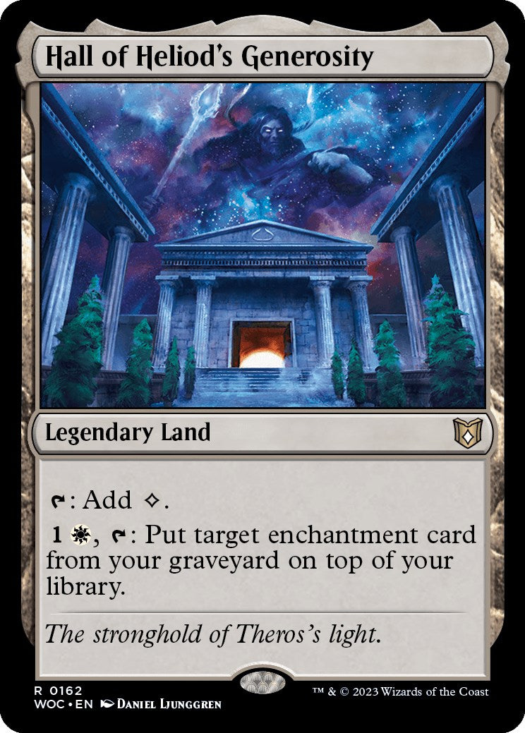 Hall of Heliod's Generosity [Wilds of Eldraine Commander] - Destination Retro