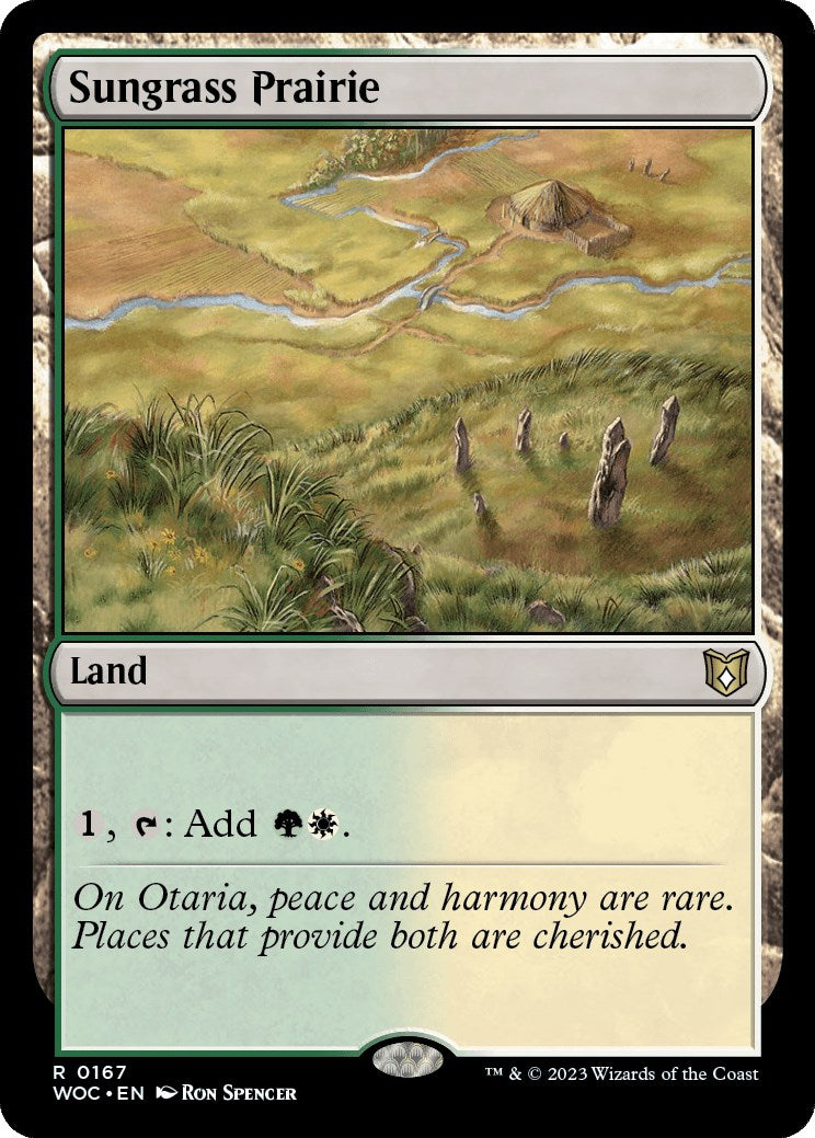 Sungrass Prairie [Wilds of Eldraine Commander] - Destination Retro