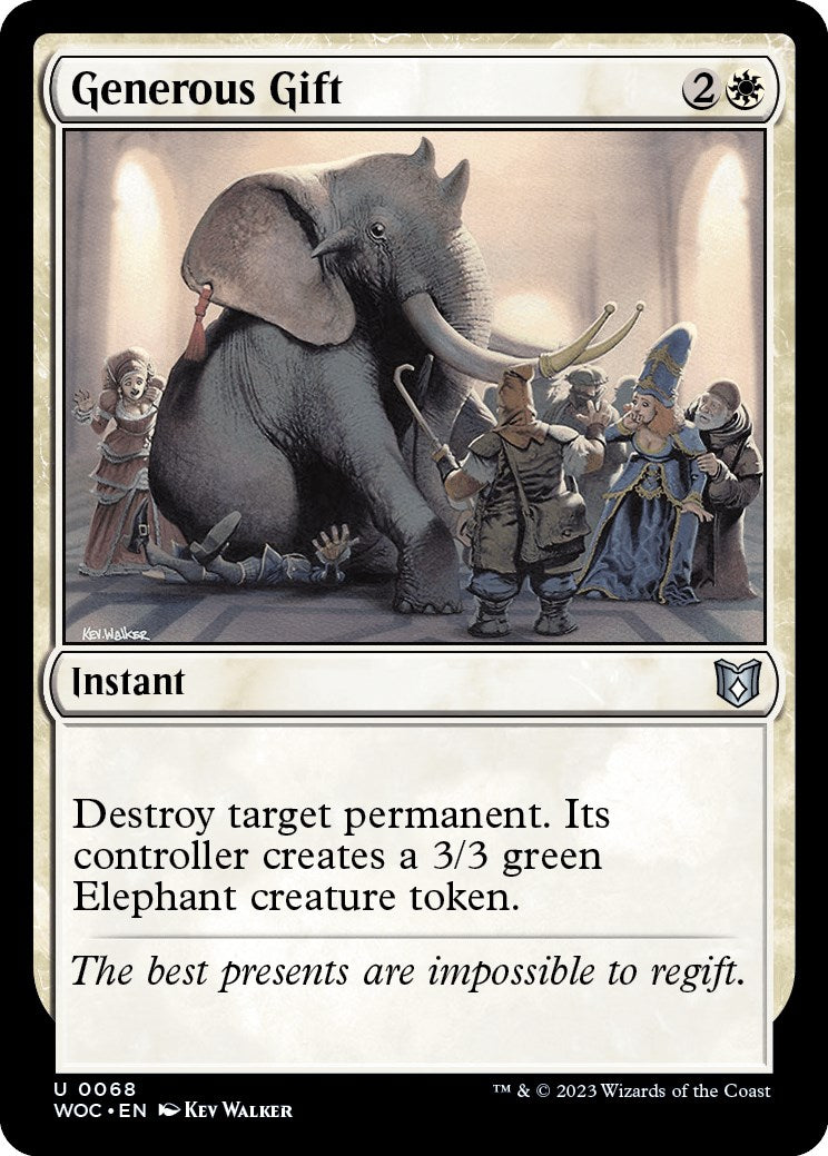 Generous Gift [Wilds of Eldraine Commander] - Destination Retro