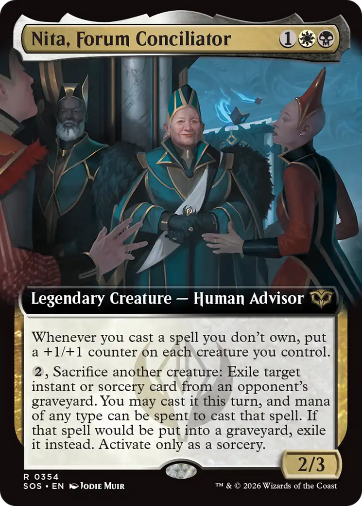 Nita, Forum Conciliator (Extended Art) [Secrets of Strixhaven] - Destination Retro