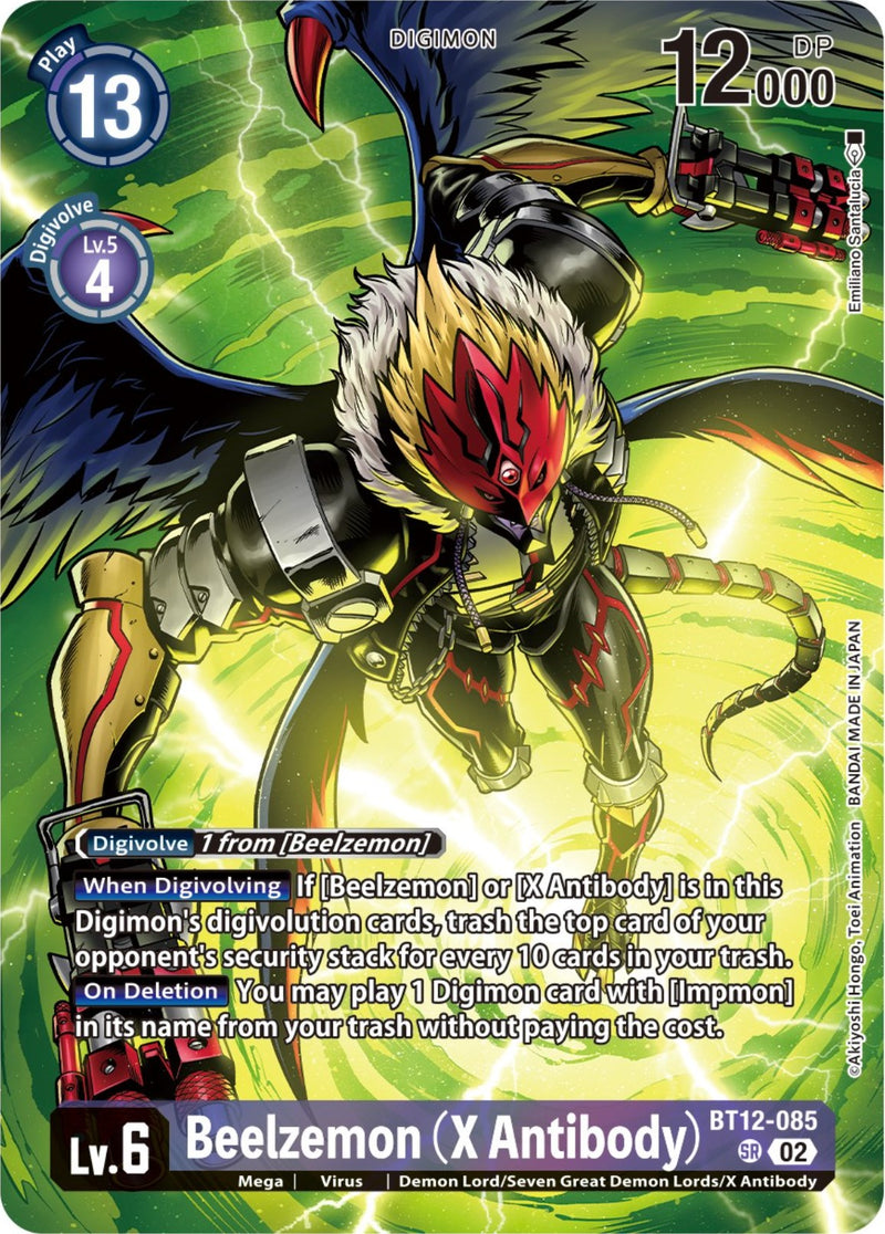Beelzemon (X Antibody) [BT12-085] (Premium Binder Set) [Across Time Promos] - Destination Retro