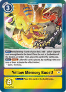 Yellow Memory Boost! [P-037](Resurgence Booster) [Promotional Cards] - Destination Retro