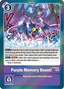 Purple Memory Boost! [P-040] (Resurgence Booster) [Promotional Cards] - Destination Retro