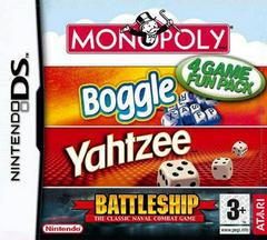 Monopoly & Boggle & Yahtzee & Battleship - PAL Nintendo DS - Destination Retro