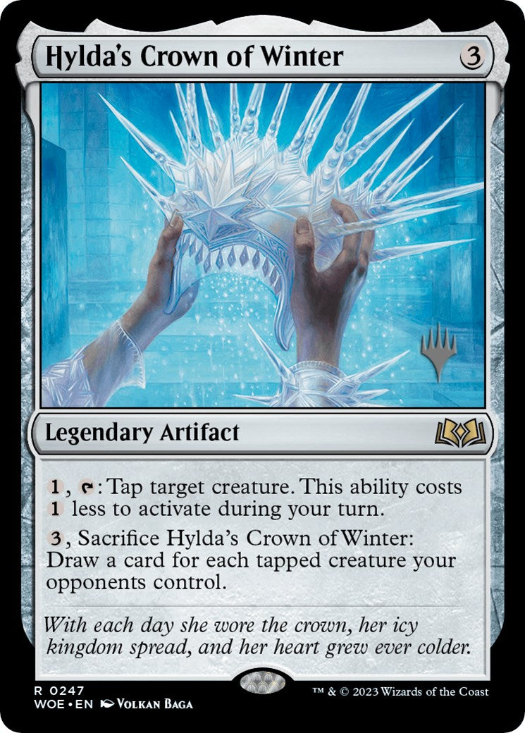 Hylda's Crown of Winter (Promo Pack) [Wilds of Eldraine Promos] - Destination Retro