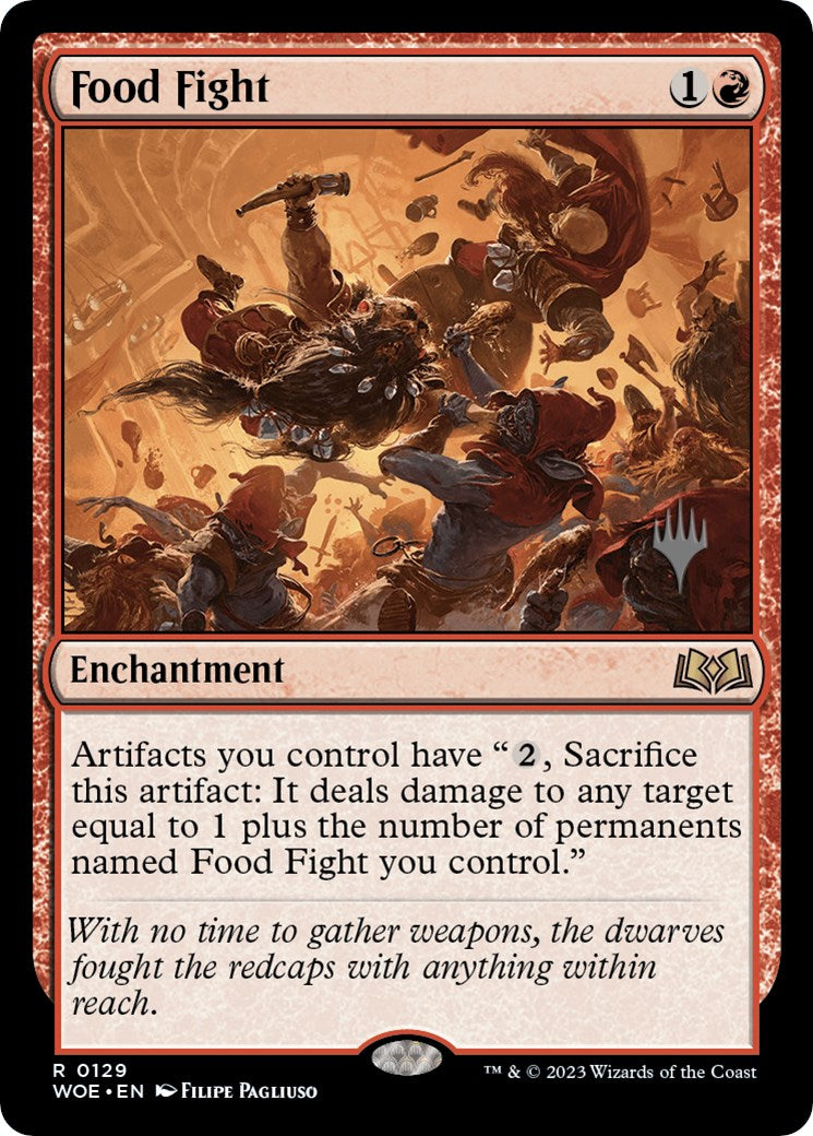 Food Fight (Promo Pack) [Wilds of Eldraine Promos] - Destination Retro