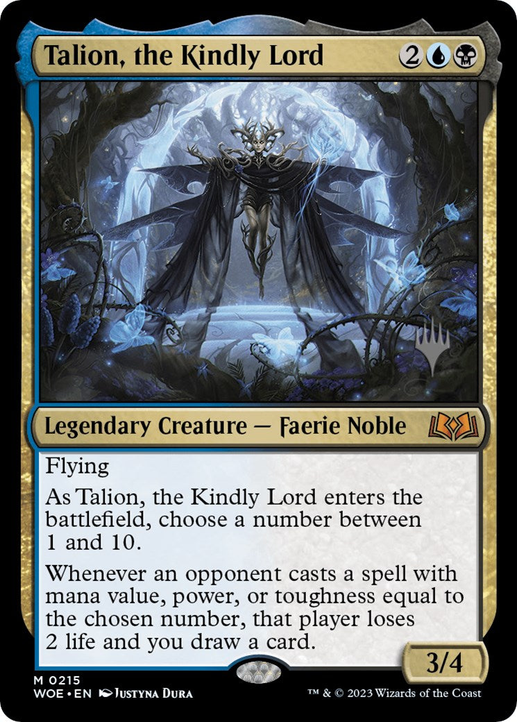 Talion, the Kindly Lord (Promo Pack) [Wilds of Eldraine Promos] - Destination Retro