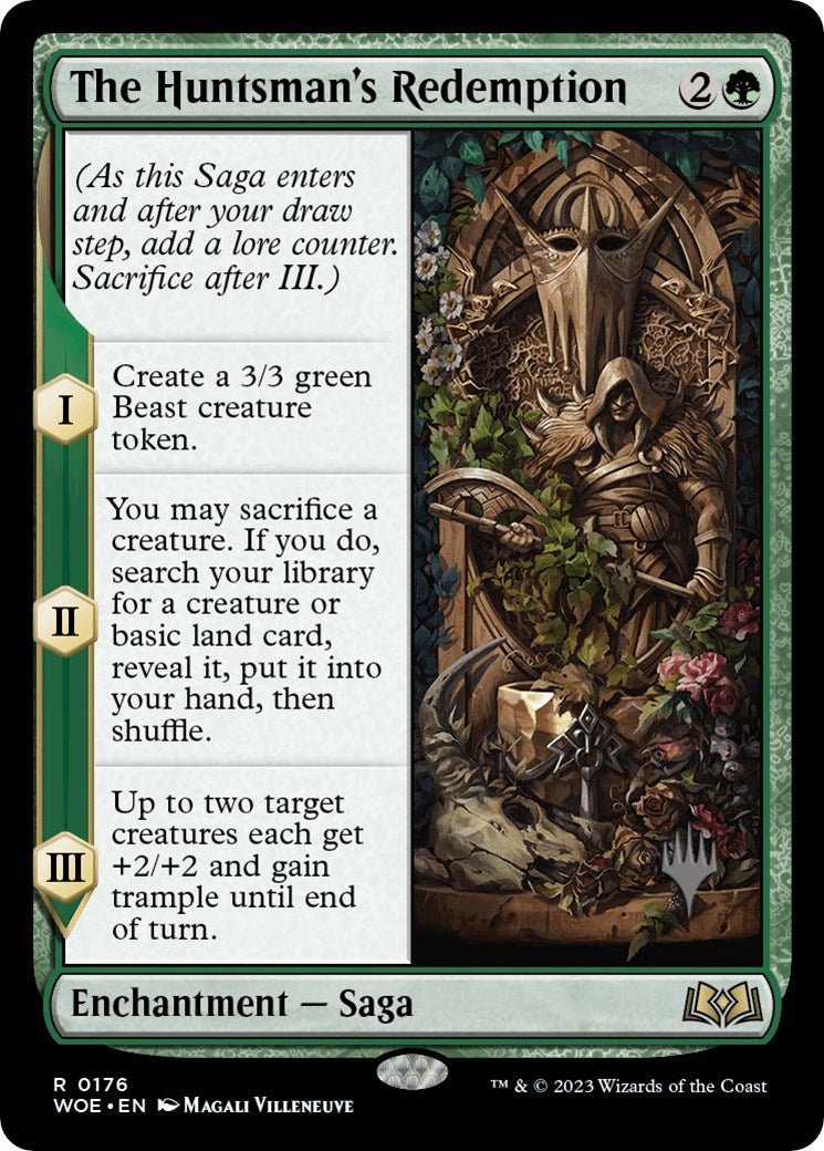 The Huntsman's Redemption (Promo Pack) [Wilds of Eldraine Promos] - Destination Retro