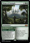 Virtue of Strength // Garenbrig Growth (Promo Pack) [Wilds of Eldraine Promos] - Destination Retro