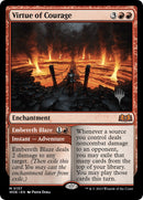 Virtue of Courage //Embereth Blaze (Promo Pack) [Wilds of Eldraine Promos] - Destination Retro