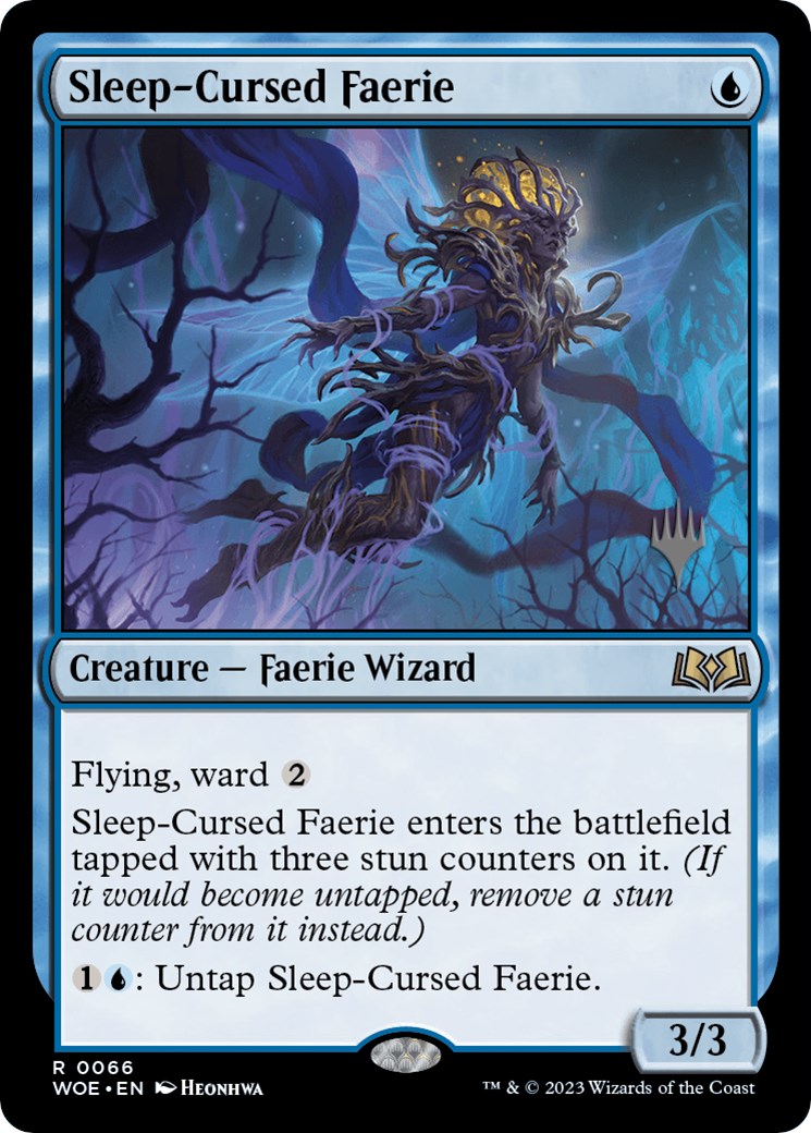 Sleep-Cursed Faerie (Promo Pack) [Wilds of Eldraine Promos] - Destination Retro