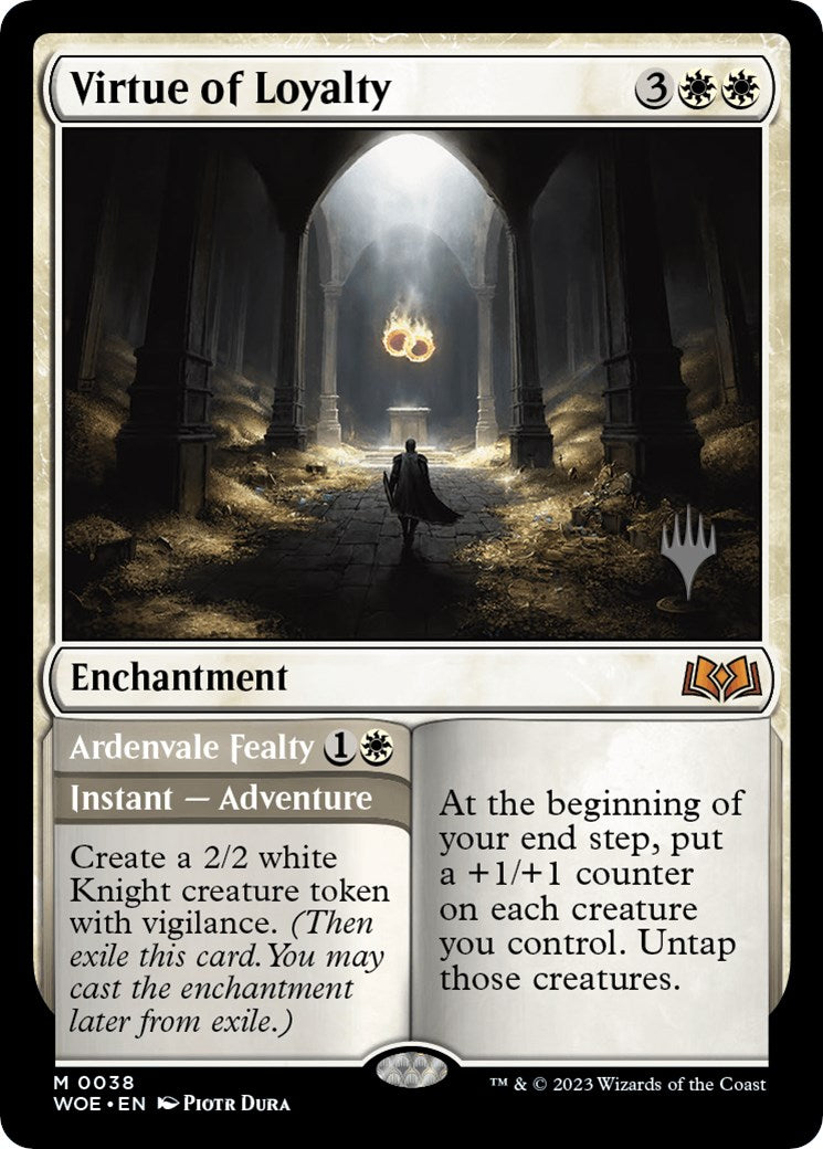Virtue of Loyalty // Ardenvale Fealty (Promo Pack) [Wilds of Eldraine Promos] - Destination Retro