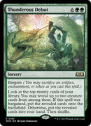 Thunderous Debut (Promo Pack) [Wilds of Eldraine Promos] - Destination Retro