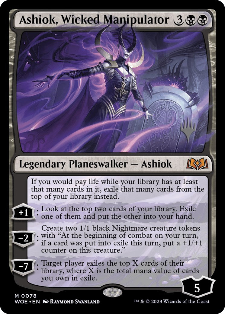 Ashiok, Wicked Manipulator (Promo Pack) [Wilds of Eldraine Promos] - Destination Retro