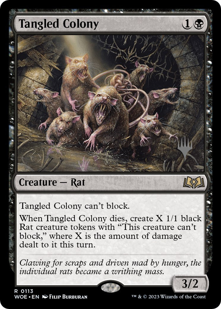 Tangled Colony (Promo Pack) [Wilds of Eldraine Promos] - Destination Retro