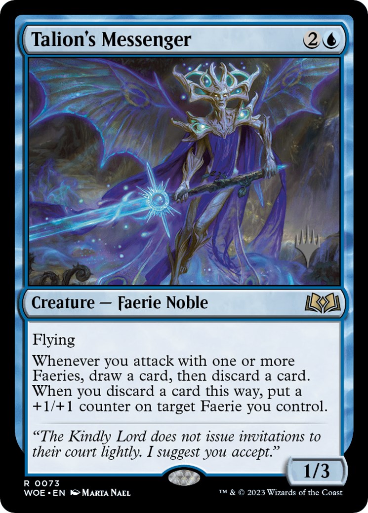 Talion's Messenger (Promo Pack) [Wilds of Eldraine Promos] - Destination Retro