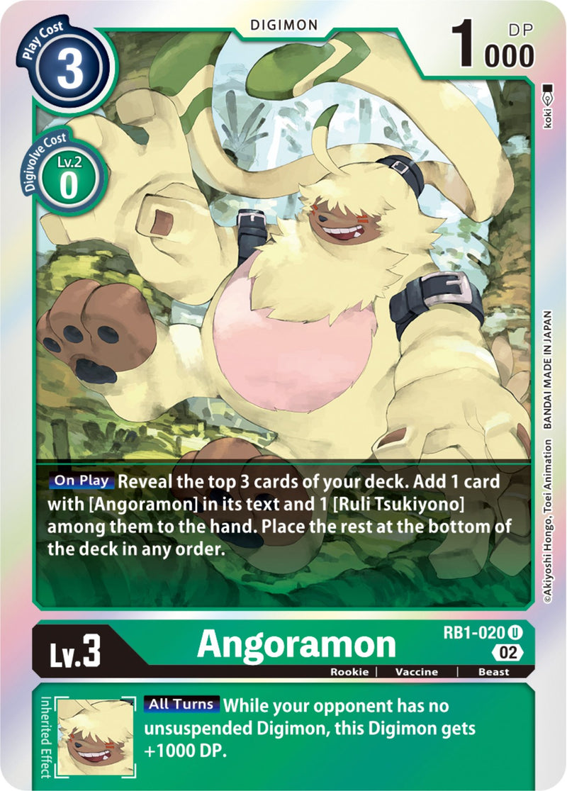 Angoramon [RB1-020] [Resurgence Booster] - Destination Retro