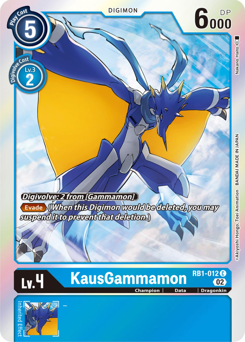 KausGammamon [RB1-012] [Resurgence Booster] - Destination Retro