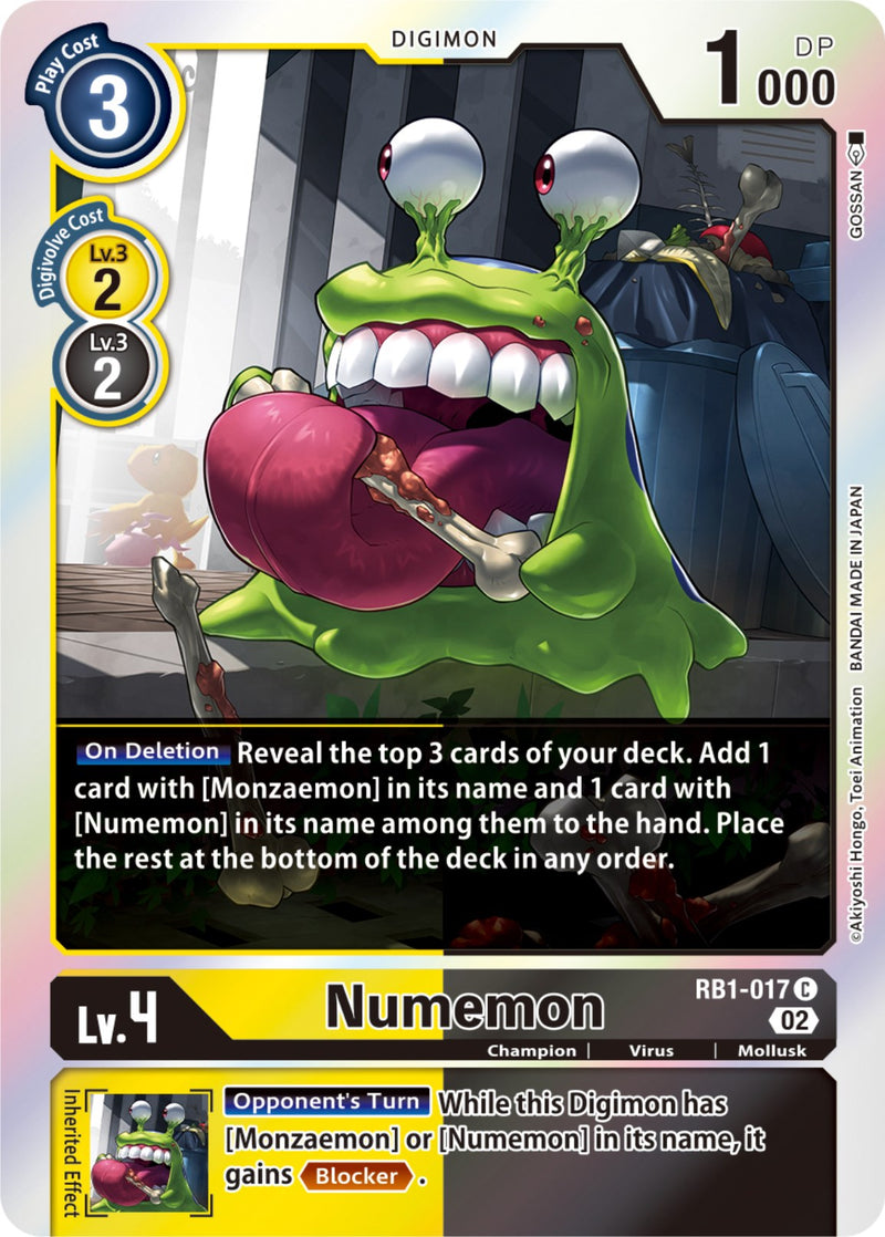 Numemon [RB1-017] [Resurgence Booster] - Destination Retro