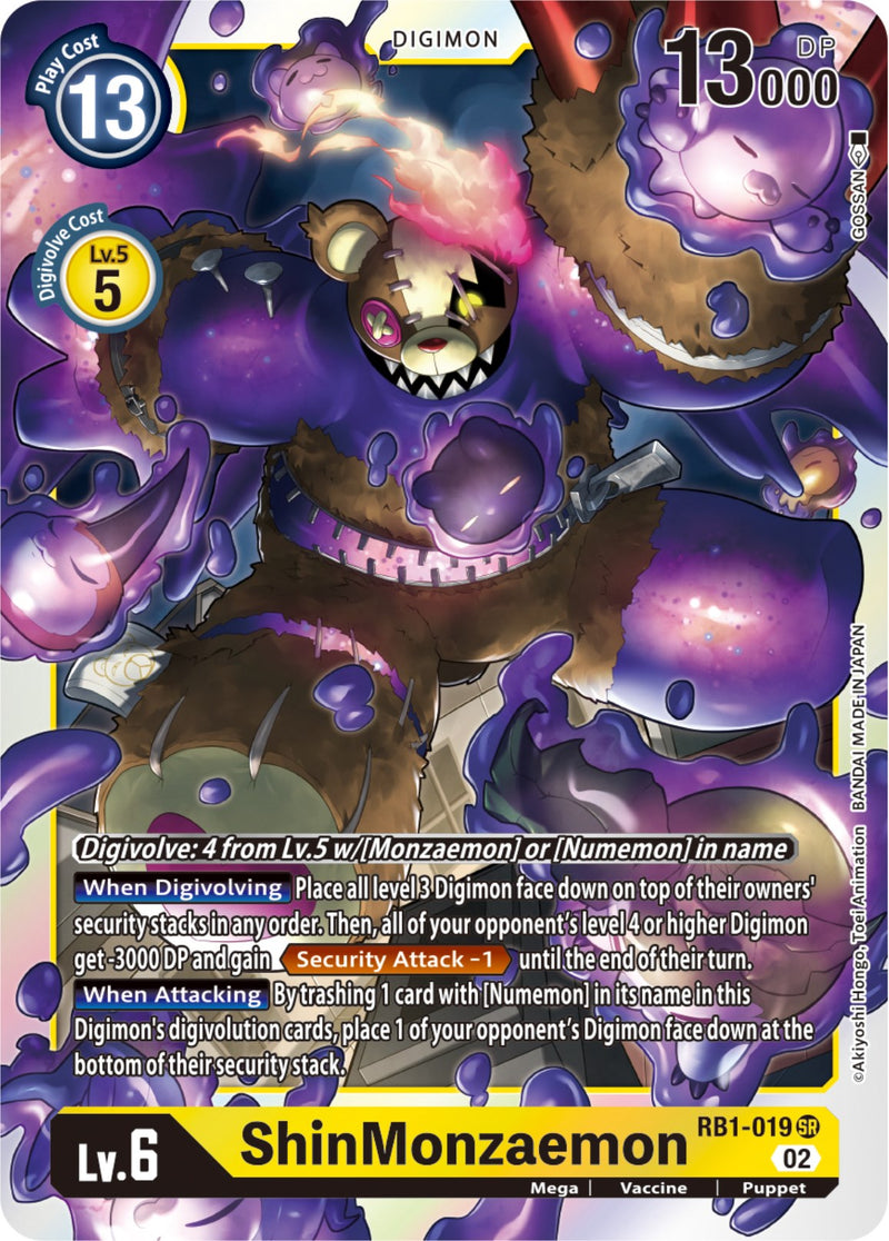 ShinMonzaemon [RB1-019] (Textured) [Resurgence Booster] - Destination Retro