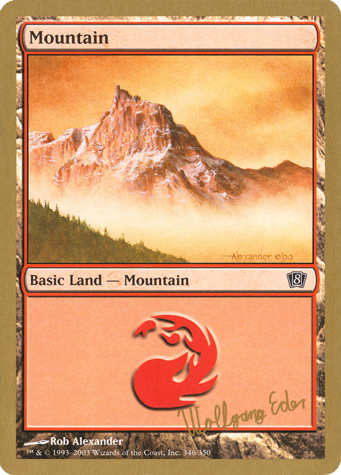 Mountain (we346) (Wolfgang Eder) [World Championship Decks 2003] - Destination Retro