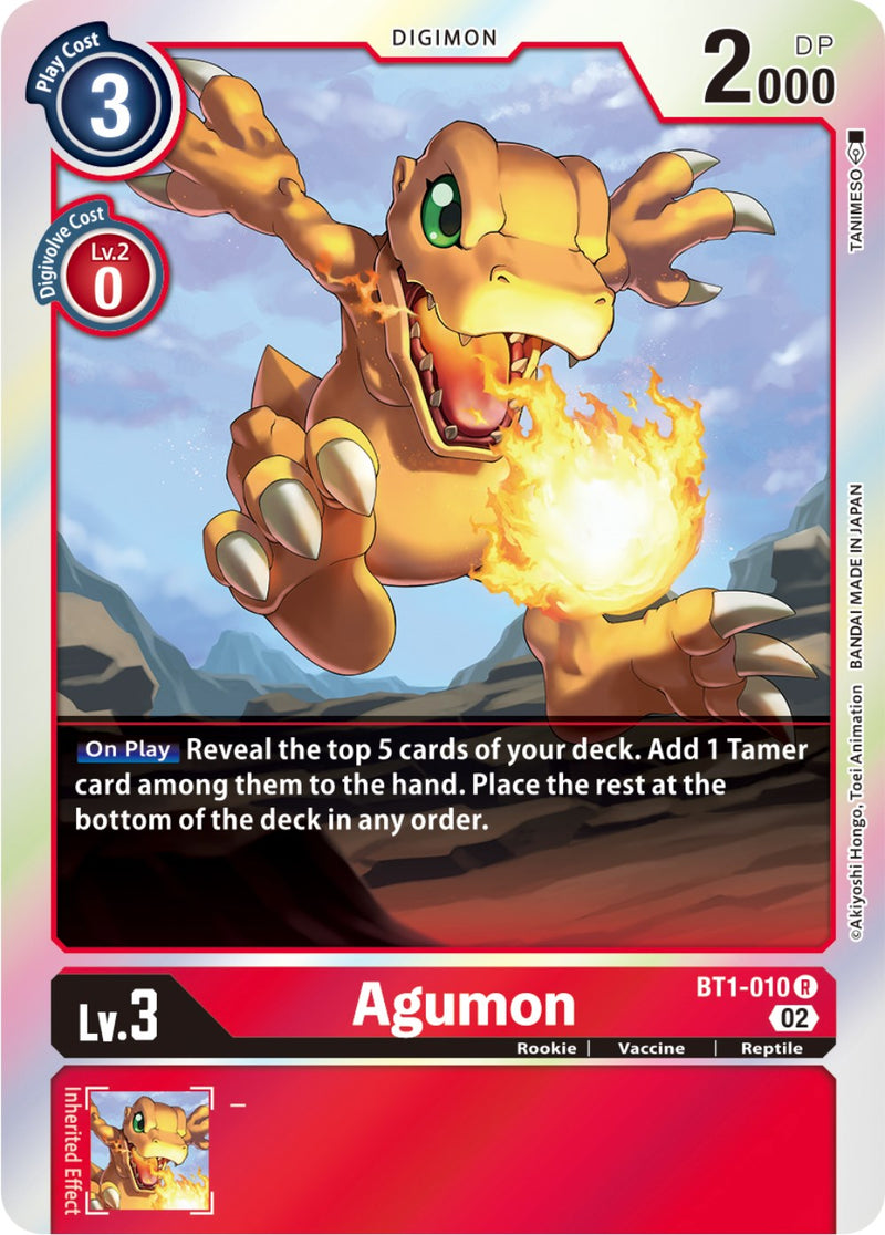 Agumon [BT1-010] [Resurgence Booster] - Destination Retro