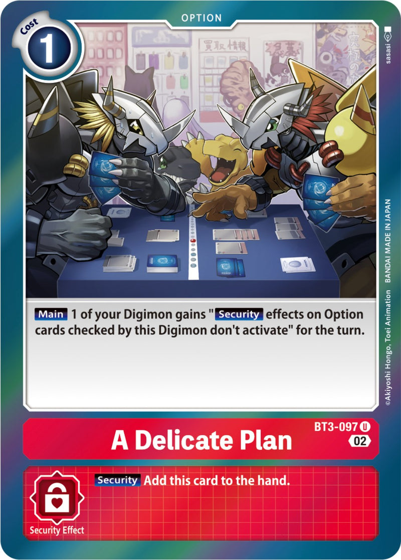 A Delicate Plan [BT3-097] [Resurgence Booster] - Destination Retro