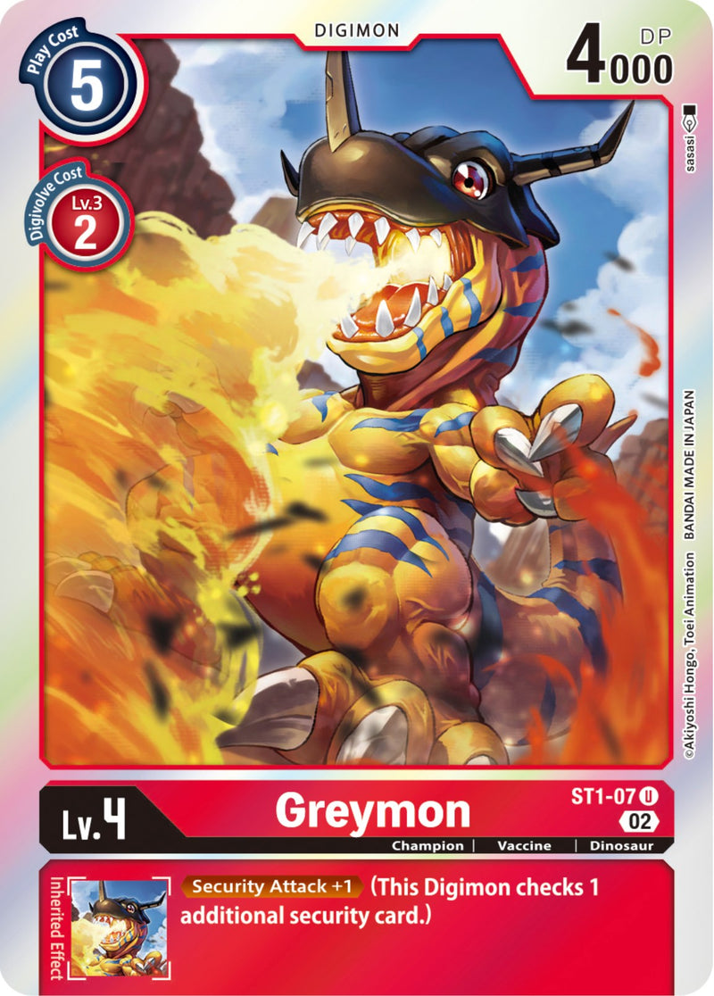 Greymon [ST1-07] [Resurgence Booster] - Destination Retro
