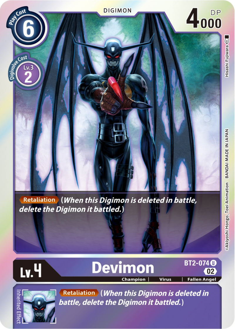 Devimon [BT2-074] (Resurgence Booster Reprint) [Resurgence Booster] - Destination Retro