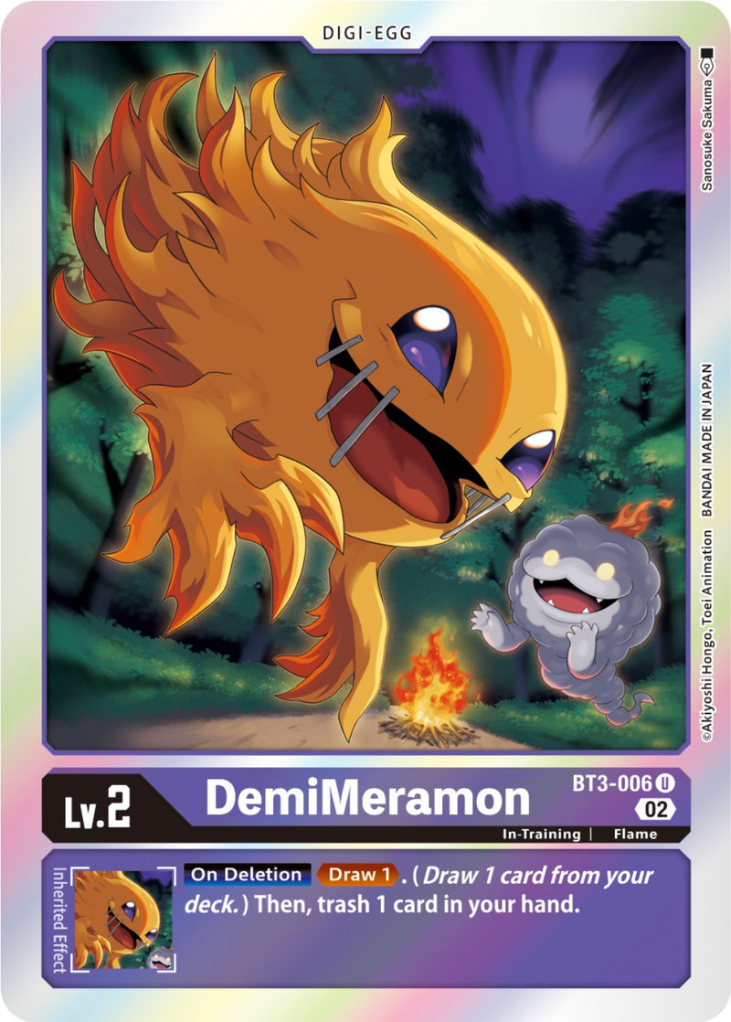 DemiMeramon [BT3-006] (Resurgence Booster Reprint) [Resurgence Booster] - Destination Retro