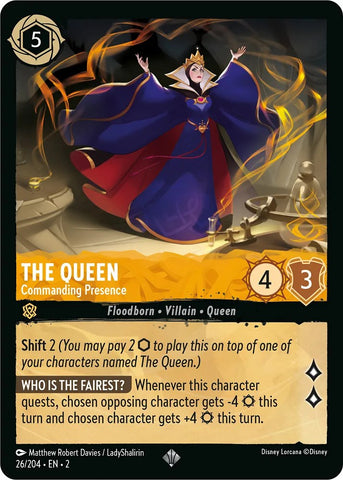The Queen - Commanding Presence (26/204) [Rise of the Floodborn] - Destination Retro